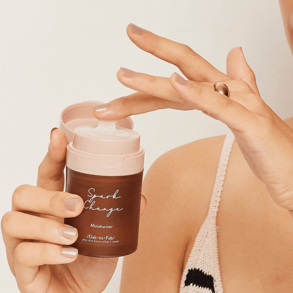Spark Change dry sensitive face moisturizer