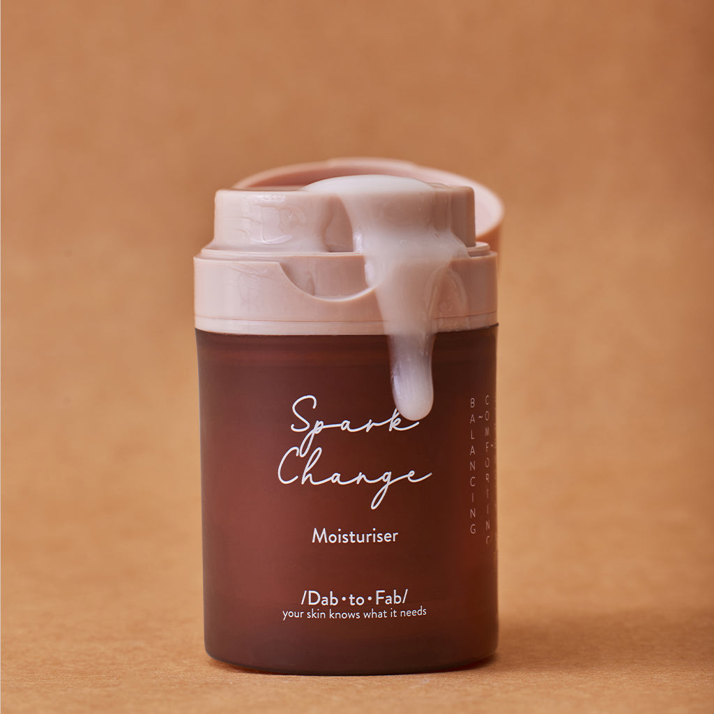 Spark Change moisturizer for dry and sensitive skin